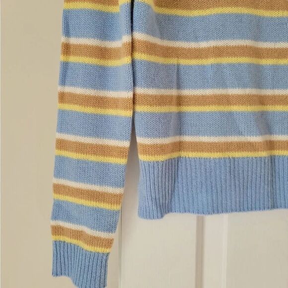Chinti and Parker Jalisco Striped Wool & Cashmere Blend Sweater XS - Picture 4 of 8